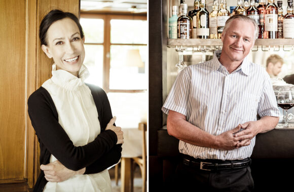 Die Gastgeber Renate Alge und Gerald Leininger 